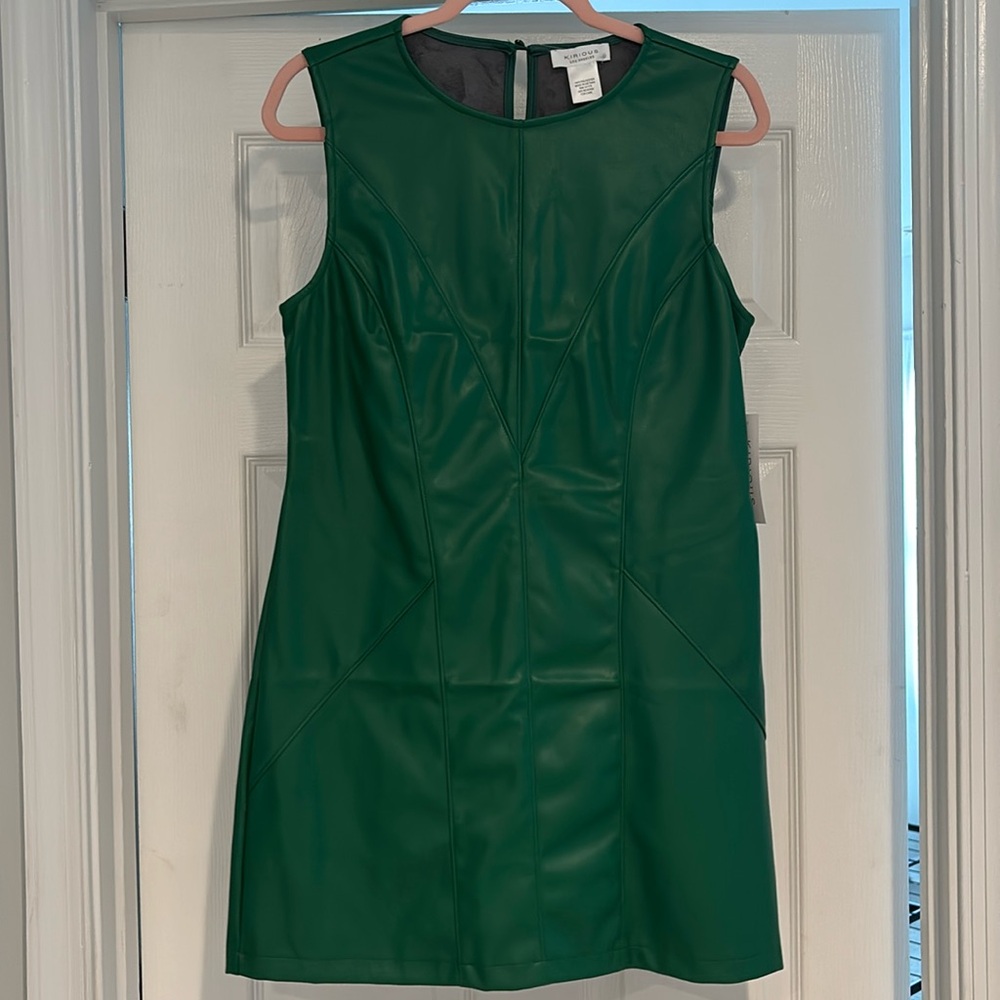 Kirious Los Angeles faux leather dress